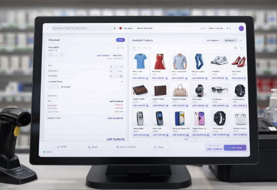 Platina POS Checkout Interface
